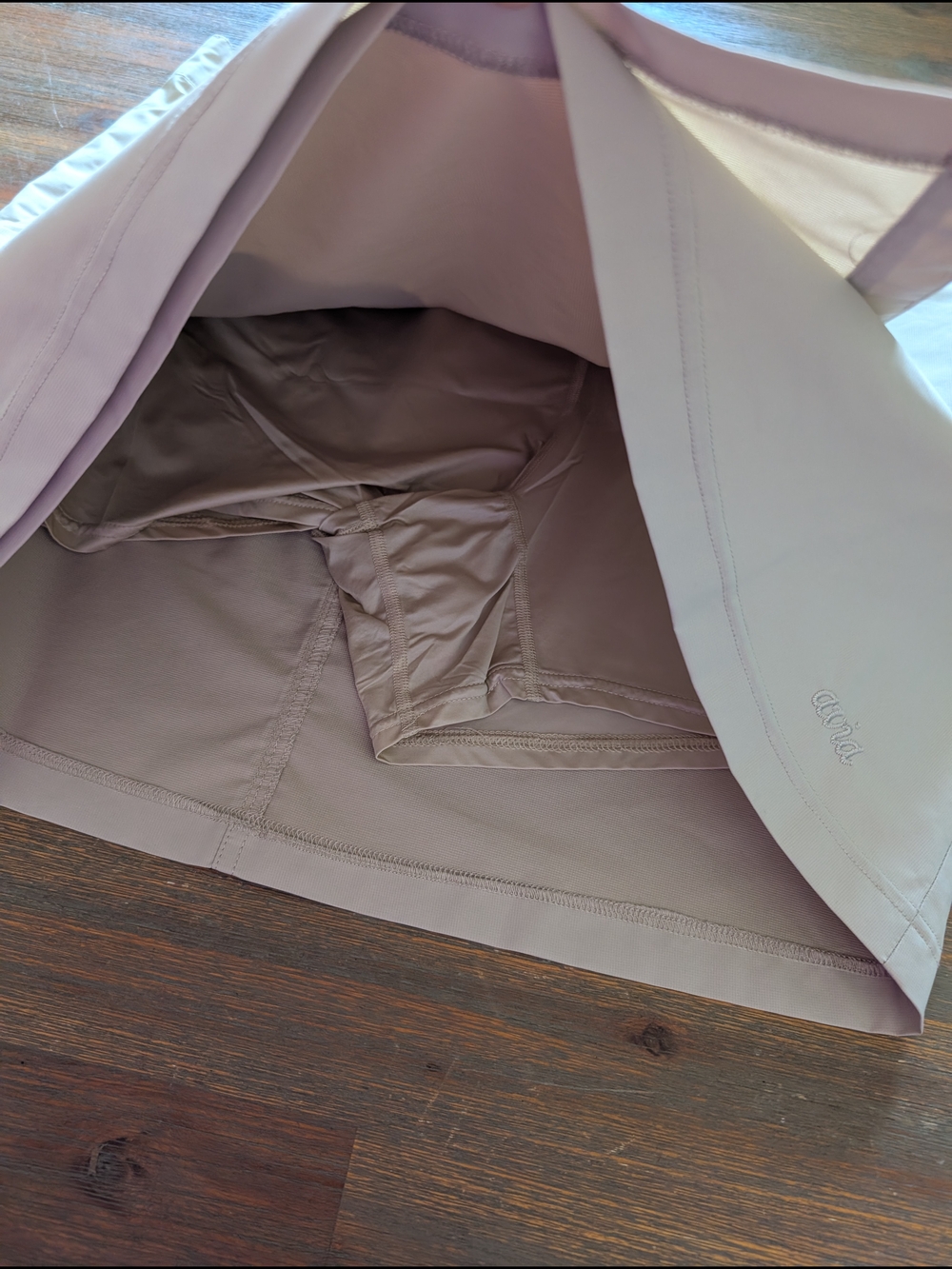 Avia Cream Sport Skort with Side Pocket - Picture 3 of 4